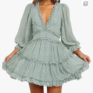 Happy Sailed Long Sleeve Swing Mini Dress Size XL